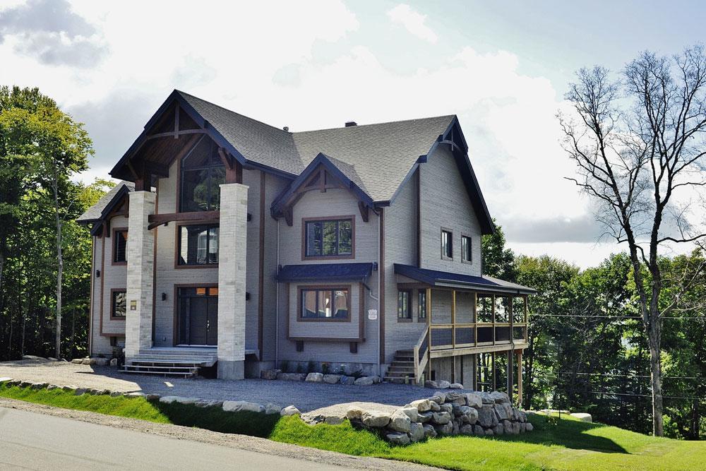 The Big Jack Chalet 33 Chemin Blanc By Les Chalets Alpins Stoneham Exterior photo